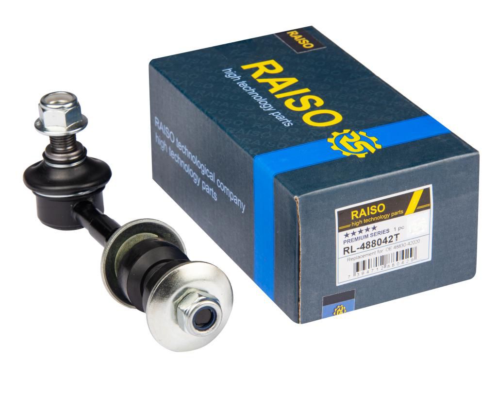 RAISO - RL-488042T - Тяга (з втулками) лів./прав. стабiлiзатора зад. Toyota Rav-4 2.0/2.2D/2.4 11.05- RAISO - RL-488042T - Тяга (з втулками) лів./прав. стабiлiзатора зад. Toyota Rav-4 2.0/2.2D/2.4 11.05-