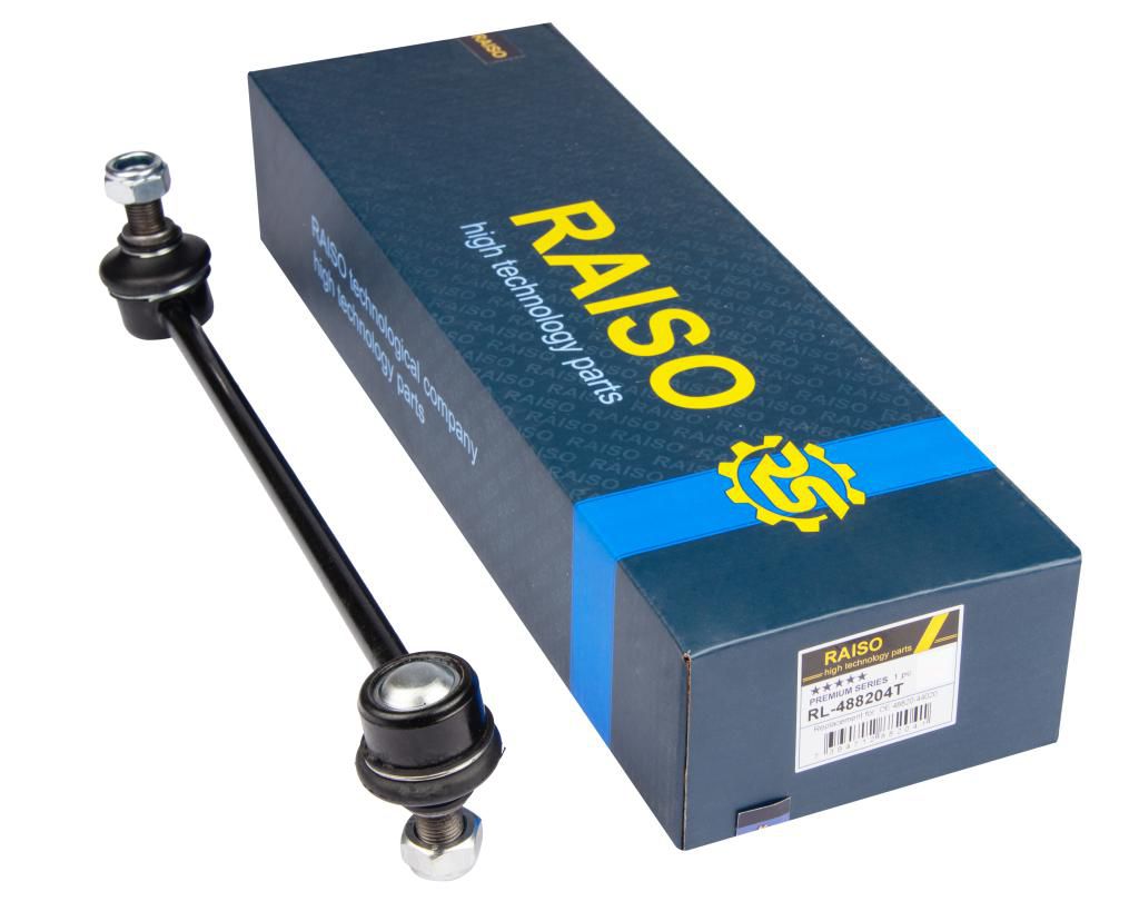 RAISO - RL-488204T - Стійка стабілізатора передня Toyota Avensis Verso 01-10 (L=280mm)