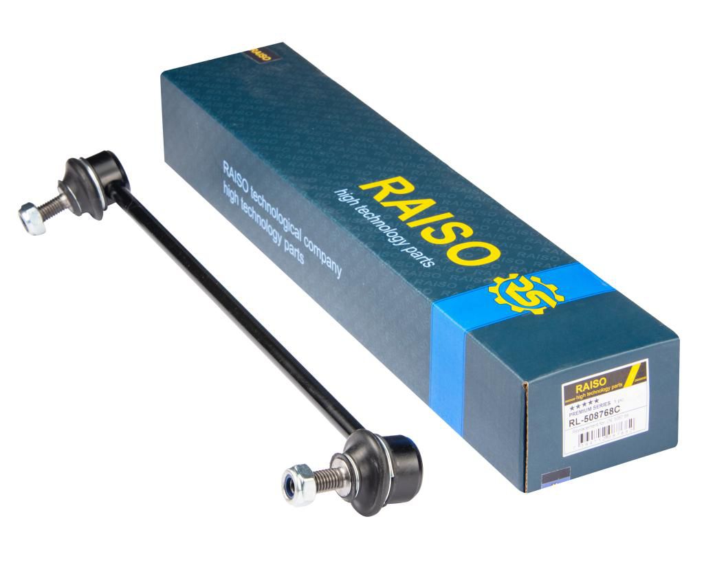 RAISO - RL-508768C - Тяга стабілізатора пер. пра. PEUGEOT 208 12-19, 301 12- 207 06-13; CITROËN C3 16- RAISO - RL-508768C - Тяга стабілізатора пер. пра. PEUGEOT 208 12-19, 301 12- 207 06-13; CITROËN C3 16-