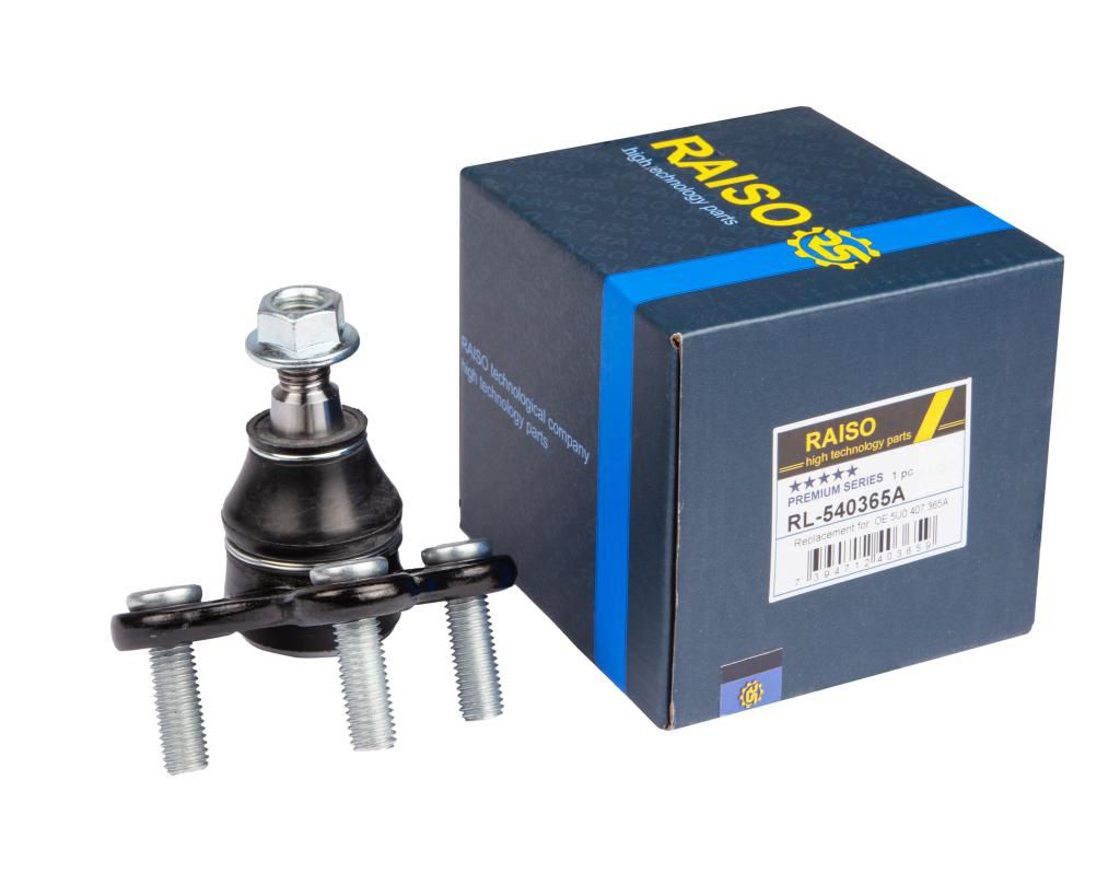 RAISO - RL-540365A - Кульова опора важеля перед. ниж. лів. Skoda Fabia, Roomster,  VW Polo, Seat Ibiza 2007-