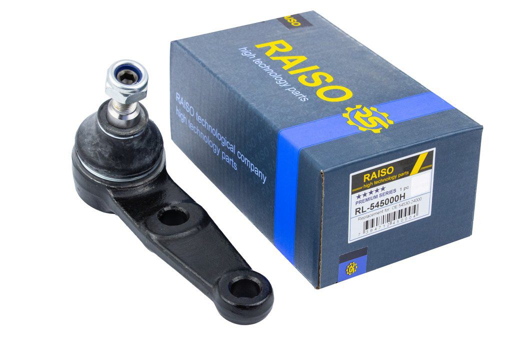 RAISO - RL545000H - Шарова опора перед. (нижн.передн) Hyundai Pony/S Coupe 89-96