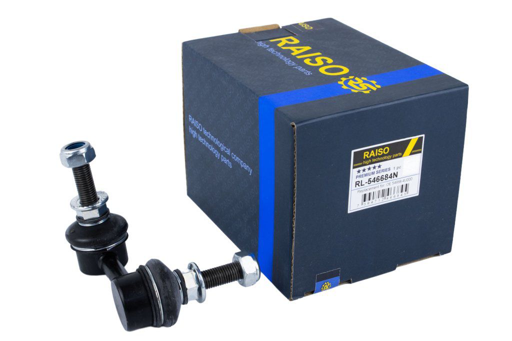 RAISO - RL-546684N - Тяга стабілізатора передня ліва 65mm NISSAN ALMERA TINO 1.8/2.0/2.2D 08.00-02.06 RAISO - RL-546684N - Тяга стабілізатора передня ліва 65mm NISSAN ALMERA TINO 1.8/2.0/2.2D 08.00-02.06