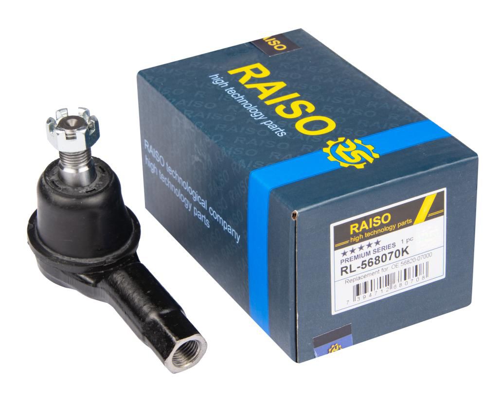 RAISO - RL-568070K - Наконечник перед. зовн. лів./прав. Mazda 323 90-
