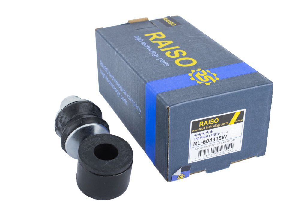 RAISO - RL-604315W - Тяга стабiлiзатора перед. VW Caddy/Polo 97- RAISO - RL-604315W - Тяга стабiлiзатора перед. VW Caddy/Polo 97-