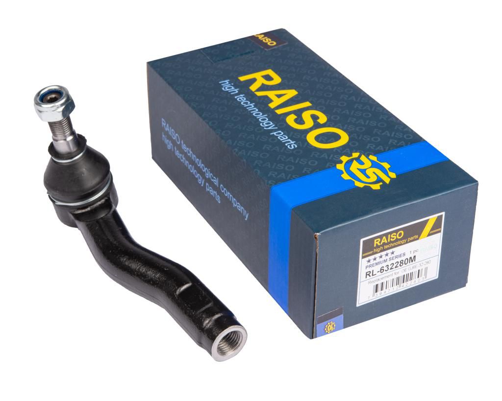 RAISO - RL-632280M - Наконечник прав. кермової тяги перед. Mazda 6 02- RAISO - RL-632280M - Наконечник прав. кермової тяги перед. Mazda 6 02-