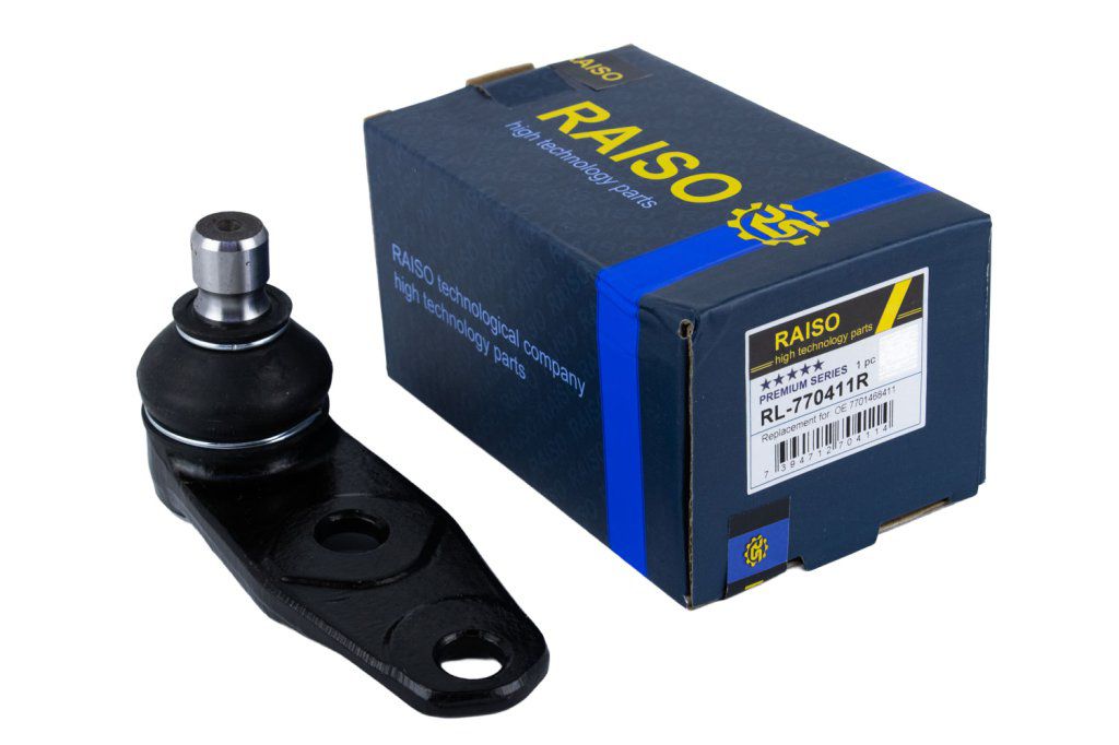RAISO - RL-770411R - Шарова опора перед. (нижн.перед) Renault Megane/Scenic/Thalia/Clio 81- (Конус 15мм) RAISO - RL-770411R - Шарова опора перед. (нижн.перед) Renault Megane/Scenic/Thalia/Clio 81- (Конус 15мм)