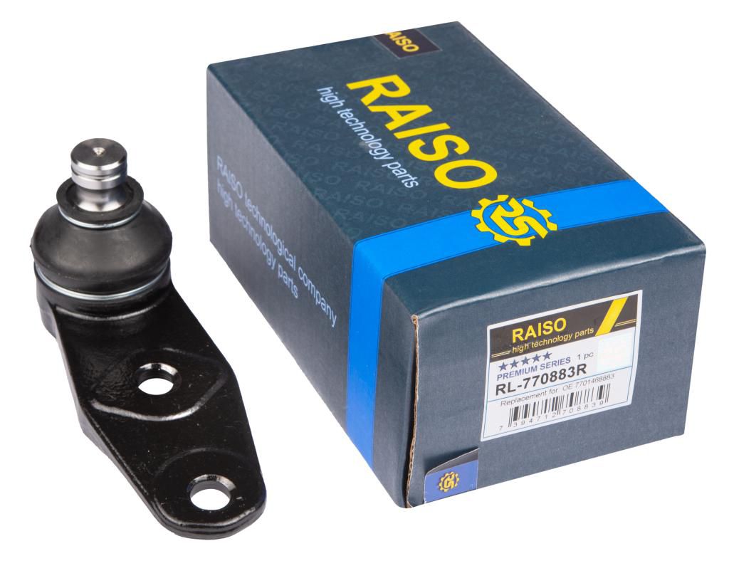 RAISO - RL-770883R - Шарова опора перед. (нижн.перед) Renault Kangoo/Megane/Scenic/Twingo 81- (Конус 16мм) RAISO - RL-770883R - Шарова опора перед. (нижн.перед) Renault Kangoo/Megane/Scenic/Twingo 81- (Конус 16мм)