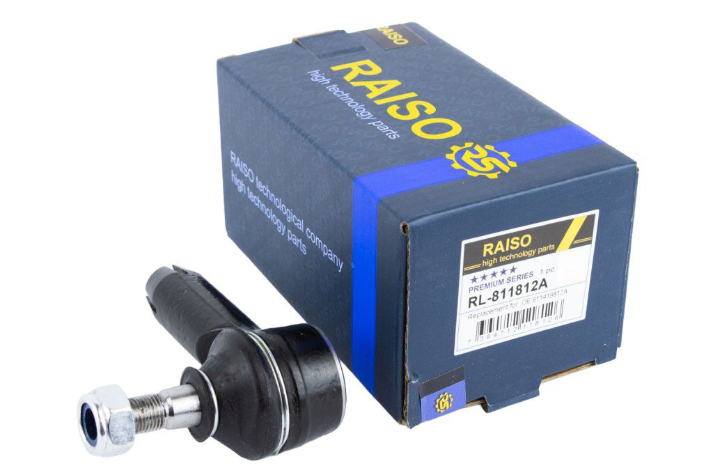 RAISO - RL-811812A - Наконечник кермової тяги лів/прав VW Passat -88/Audi 80 -94 RAISO - RL-811812A - Наконечник кермової тяги лів/прав VW Passat -88/Audi 80 -94