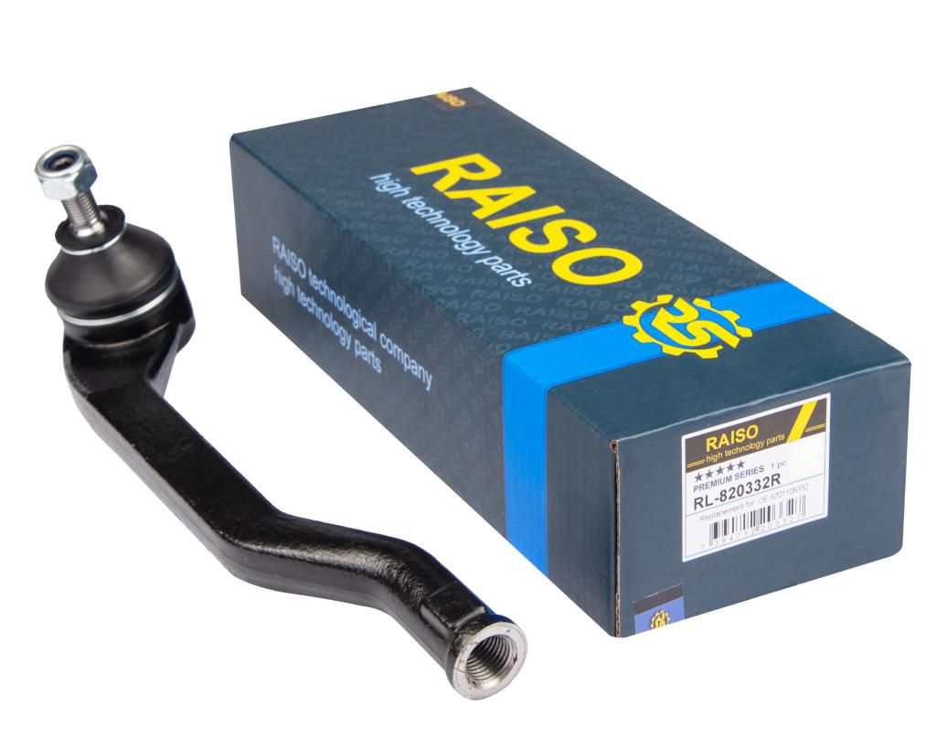 RAISO - RL-820332R - Наконечник кермової тяги правий Renault Duster 1.5Dci, 1.6 16V 10- RAISO - RL-820332R - Наконечник кермової тяги правий Renault Duster 1.5Dci, 1.6 16V 10-