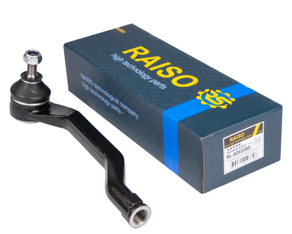 RAISO - RL-820339D - Наконечник кермової тяги лівий Renault Duster 1.5Dci, 1.6 16V 10- RAISO - RL-820339D - Наконечник кермової тяги лівий Renault Duster 1.5Dci, 1.6 16V 10-