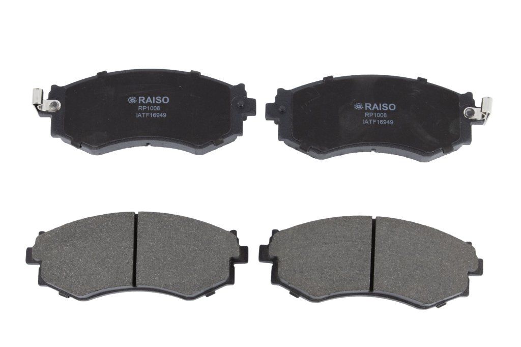 RAISO - RP1008 - Колодки гальмівні диск. перед. Nissan Primera/200SX 90-98 RAISO - RP1008 - Колодки гальмівні диск. перед. Nissan Primera/200SX 90-98