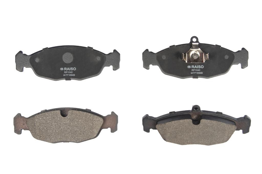 RAISO - RP1040 - Гальмівні колодки дискові перед. Opel Astra/Vectra 1.4-1.8 -96 RAISO - RP1040 - Гальмівні колодки дискові перед. Opel Astra/Vectra 1.4-1.8 -96