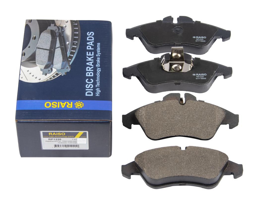 RAISO - RP1220 - Гальмівні колодки дискові перед. DB Sprinter 208D/Sprinter 208E/Sprinter 210D/Sprinter/VW LT 95- RAISO - RP1220 - Гальмівні колодки дискові перед. DB Sprinter 208D/Sprinter 208E/Sprinter 210D/Sprinter/VW LT 95-