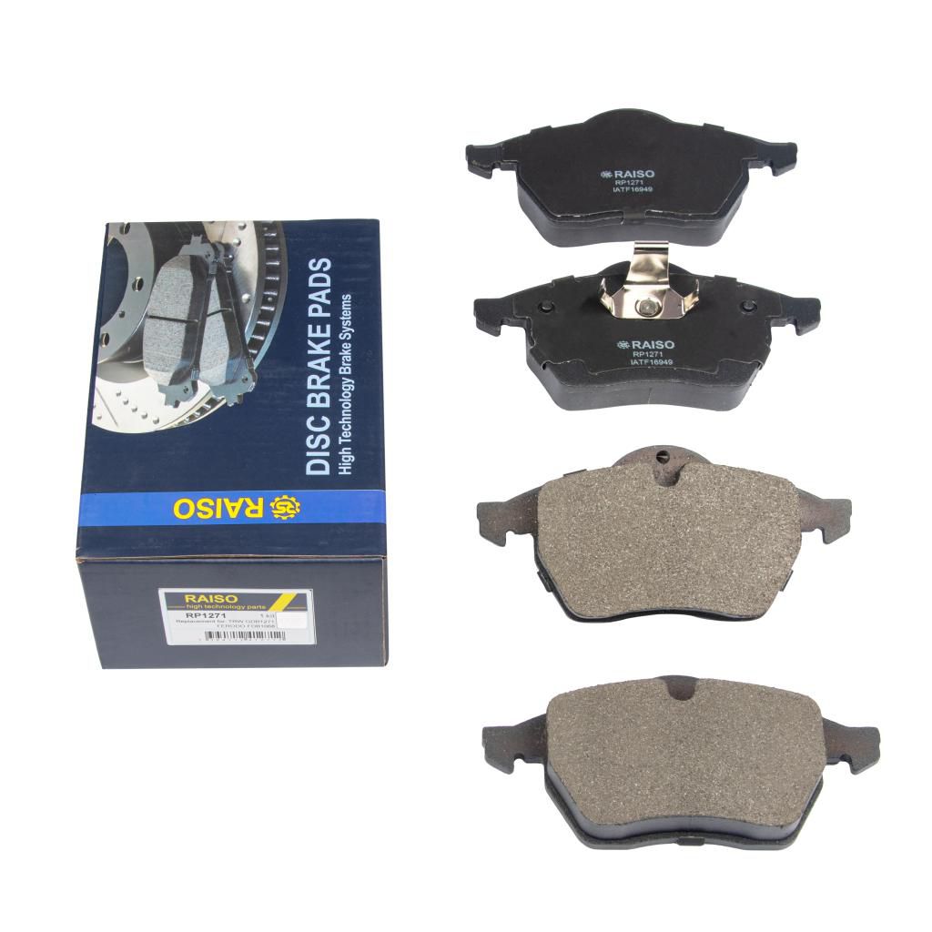 RAISO - RP1271 - Гальмівні колодки перед. дискові Opel Calibra/Vectra/9-3/900/Calibra/Vectra RAISO - RP1271 - Гальмівні колодки перед. дискові Opel Calibra/Vectra/9-3/900/Calibra/Vectra