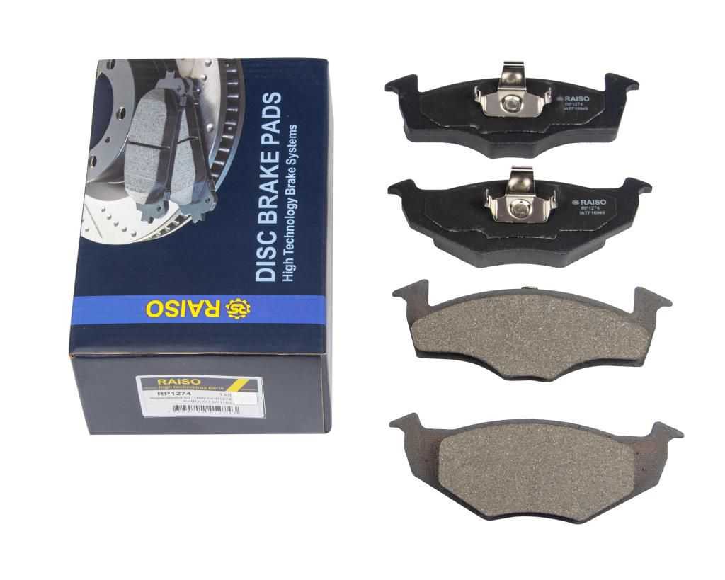 RAISO - RP1274 - К-кт перед. гальм. колодок Seat/VW Arosa,Fabia,Lupo,Polo 95- RAISO - RP1274 - К-кт перед. гальм. колодок Seat/VW Arosa,Fabia,Lupo,Polo 95-