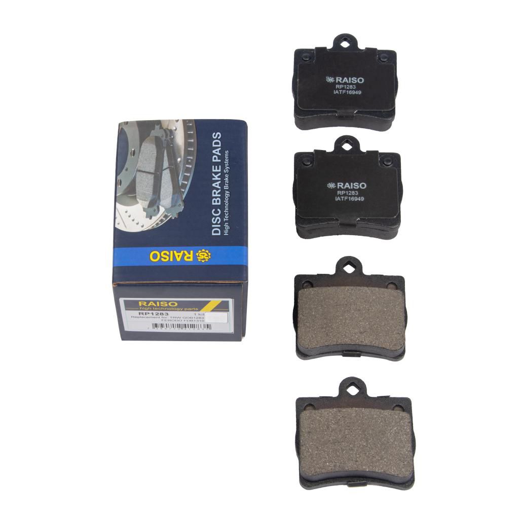 RAISO - RP1283 - Гальмівнi колодки дисковi зад. DB W202 C-klasa 96-00 RAISO - RP1283 - Гальмівнi колодки дисковi зад. DB W202 C-klasa 96-00