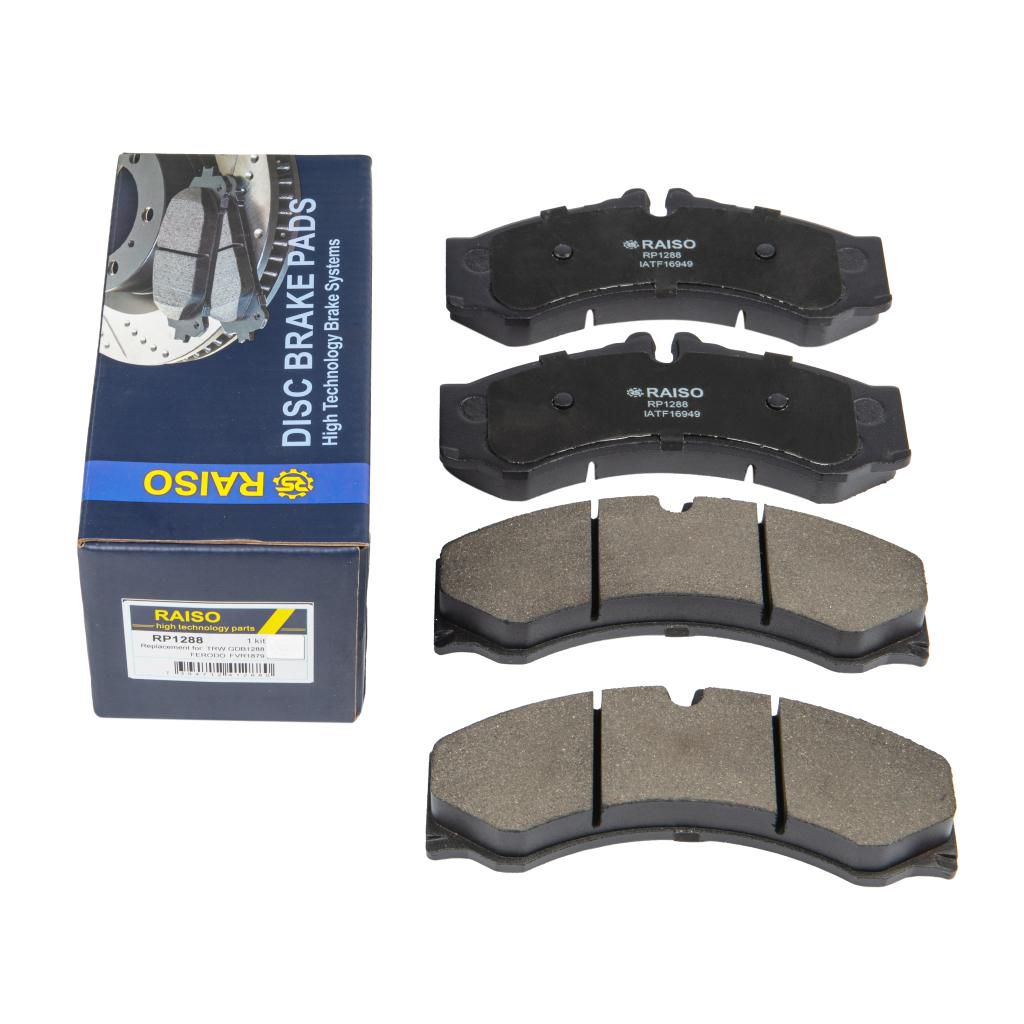 RAISO - RP1288 - Гальмівнi колодки дискові перед. DB Sprinter 408-414, Vario// VW LT II 2.2-2.8D 02.95-07.06