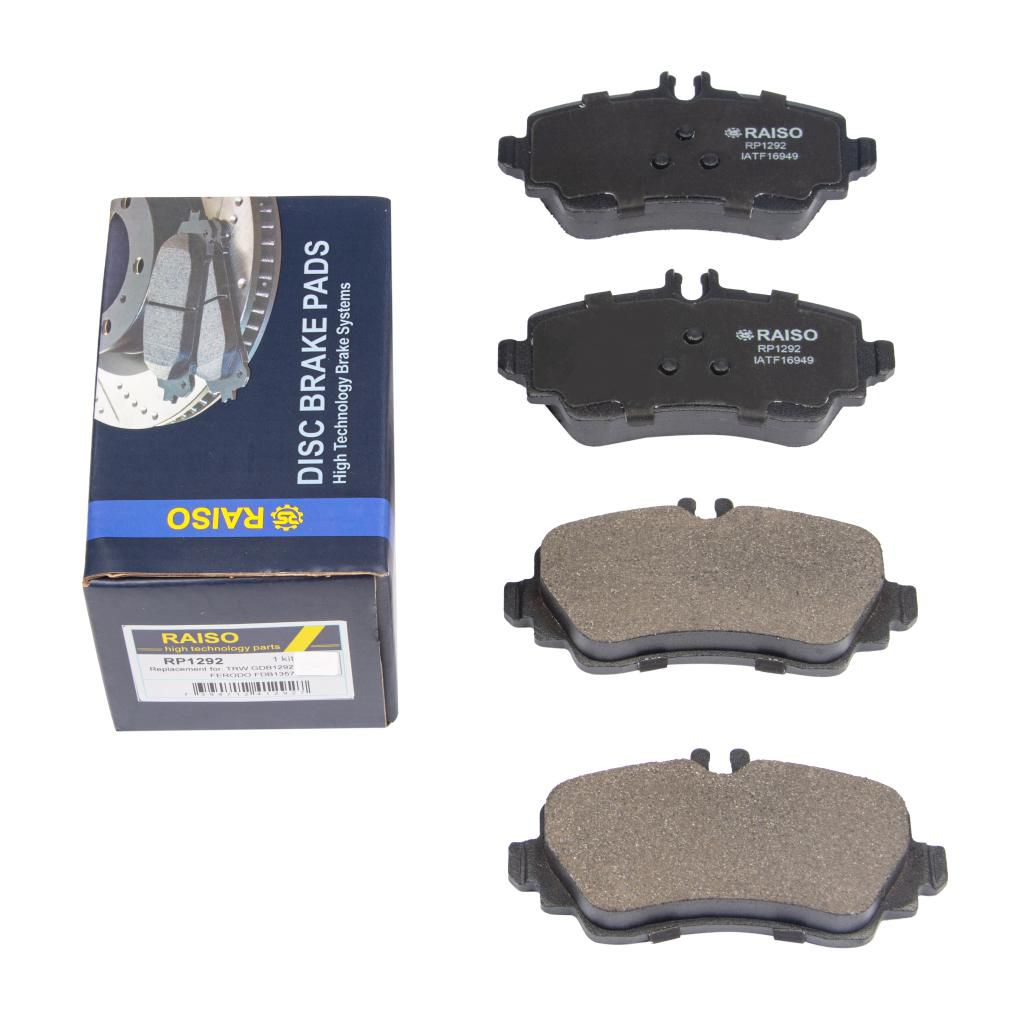 RAISO - RP1292 - Гальмівнi колодки дисковi перед. DB W168 A 97- RAISO - RP1292 - Гальмівнi колодки дисковi перед. DB W168 A 97-