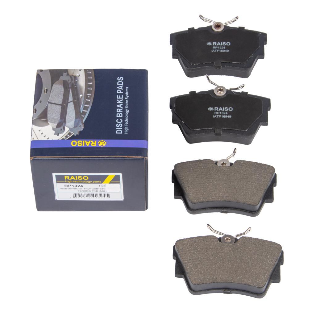 RAISO - RP1324 - Гальмівнi колодки дисковi зад. Renault Trafic/Opel Vivaro 06-