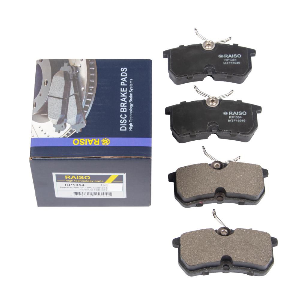 RAISO - RP1354 - Гальмівнi колодки дискові зад. Ford Focus 98- RAISO - RP1354 - Гальмівнi колодки дискові зад. Ford Focus 98-