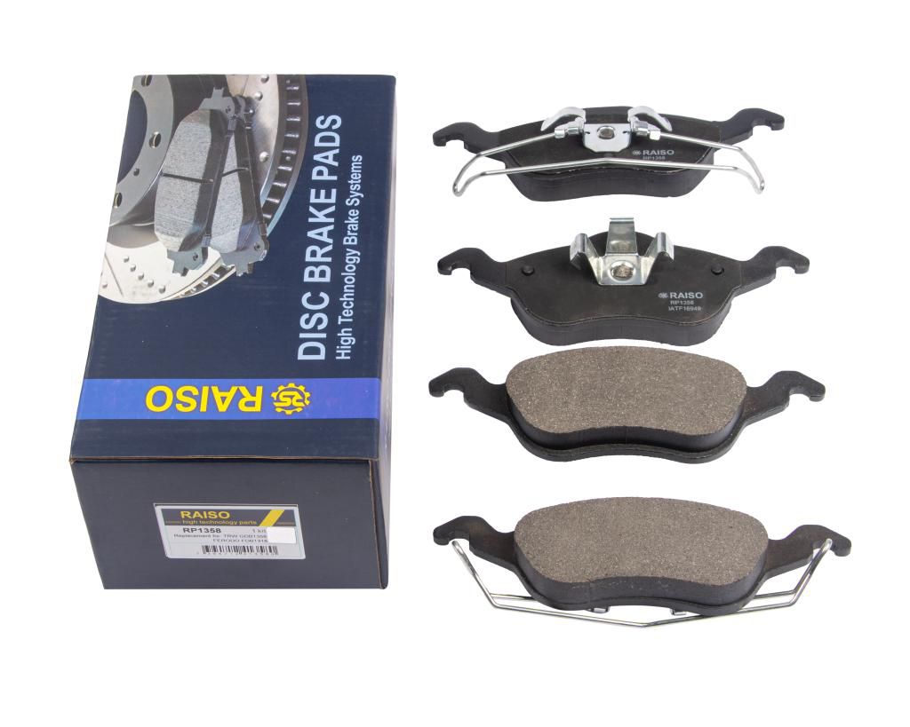 RAISO - RP1358 - Гальмівнi колодки дисковi перед. Ford Focus 98- RAISO - RP1358 - Гальмівнi колодки дисковi перед. Ford Focus 98-