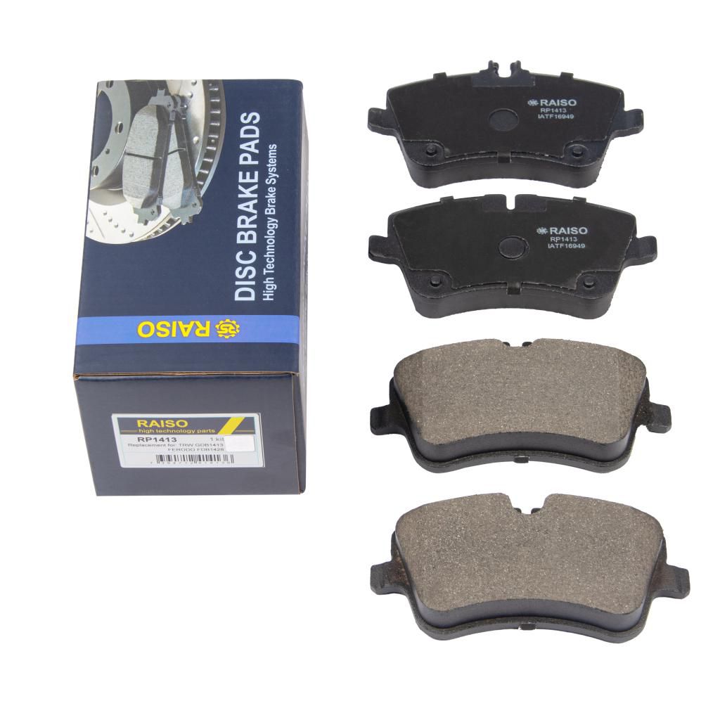 RAISO - RP1413 - Гальмівнi колодки дисковi перед. DB W203 C-klasa 00- RAISO - RP1413 - Гальмівнi колодки дисковi перед. DB W203 C-klasa 00-