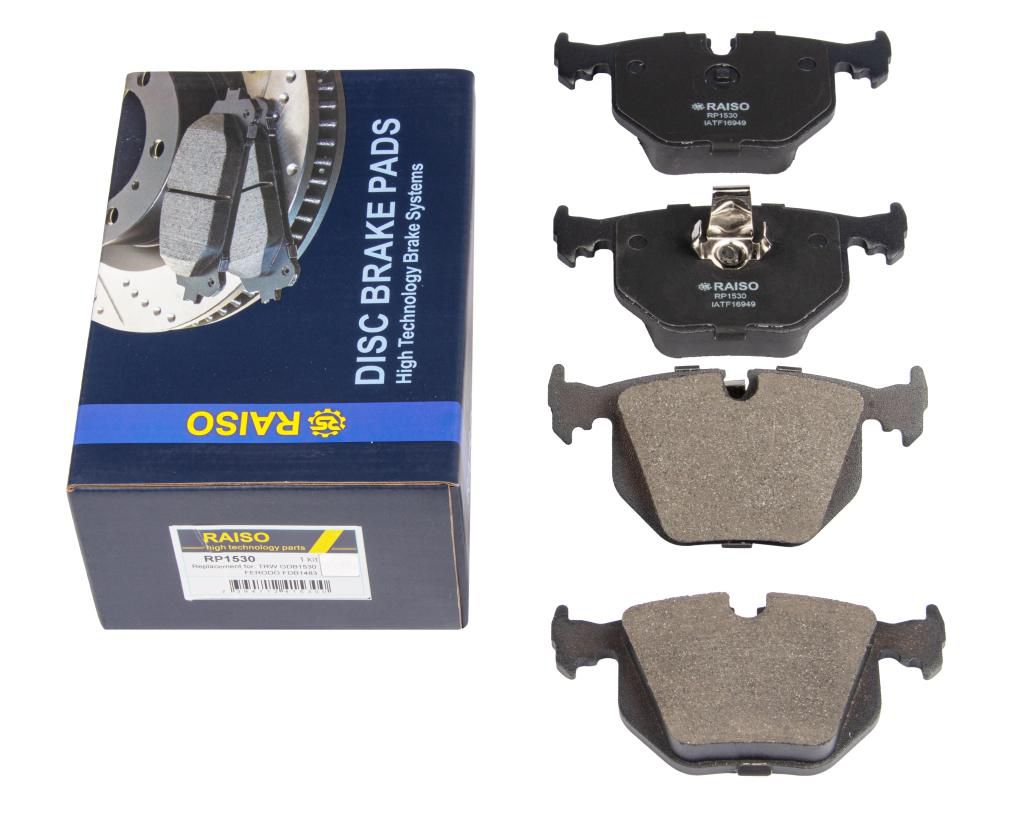 RAISO - RP1530 - Гальмівні колодки дискові зад. BMW 3 (E46), 7 (E38), X3 (E83), X5 (E53), Z4 (E85), Z4 (E86); Land Rover Range Rover III 2.0-5.4 10.94- RAISO - RP1530 - Гальмівні колодки дискові зад. BMW 3 (E46), 7 (E38), X3 (E83), X5 (E53), Z4 (E85), Z4 (E86); Land Rover Range Rover III 2.0-5.4 10.94-