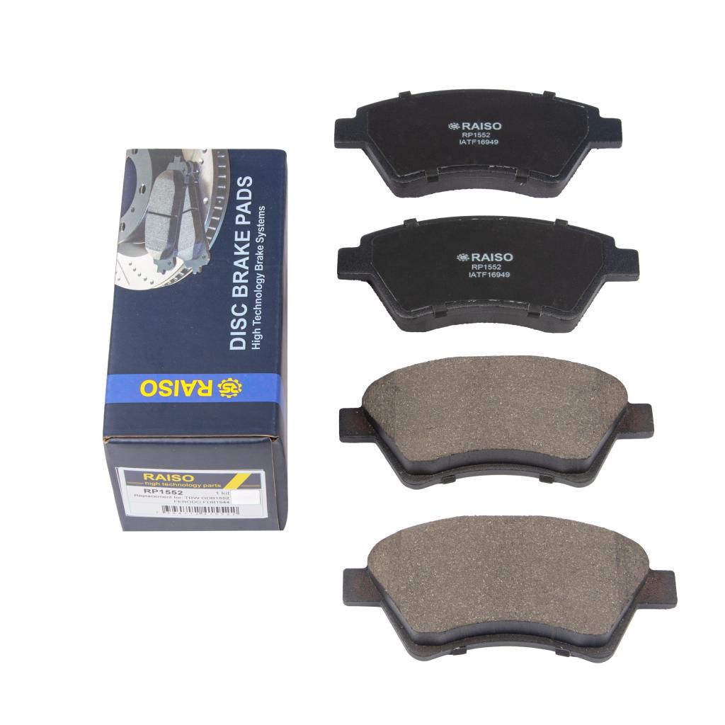 RAISO - RP1552 - Гальмівні колодки дискові перед. Renault Megane II/Scenic II/Grand Scenic II RAISO - RP1552 - Гальмівні колодки дискові перед. Renault Megane II/Scenic II/Grand Scenic II