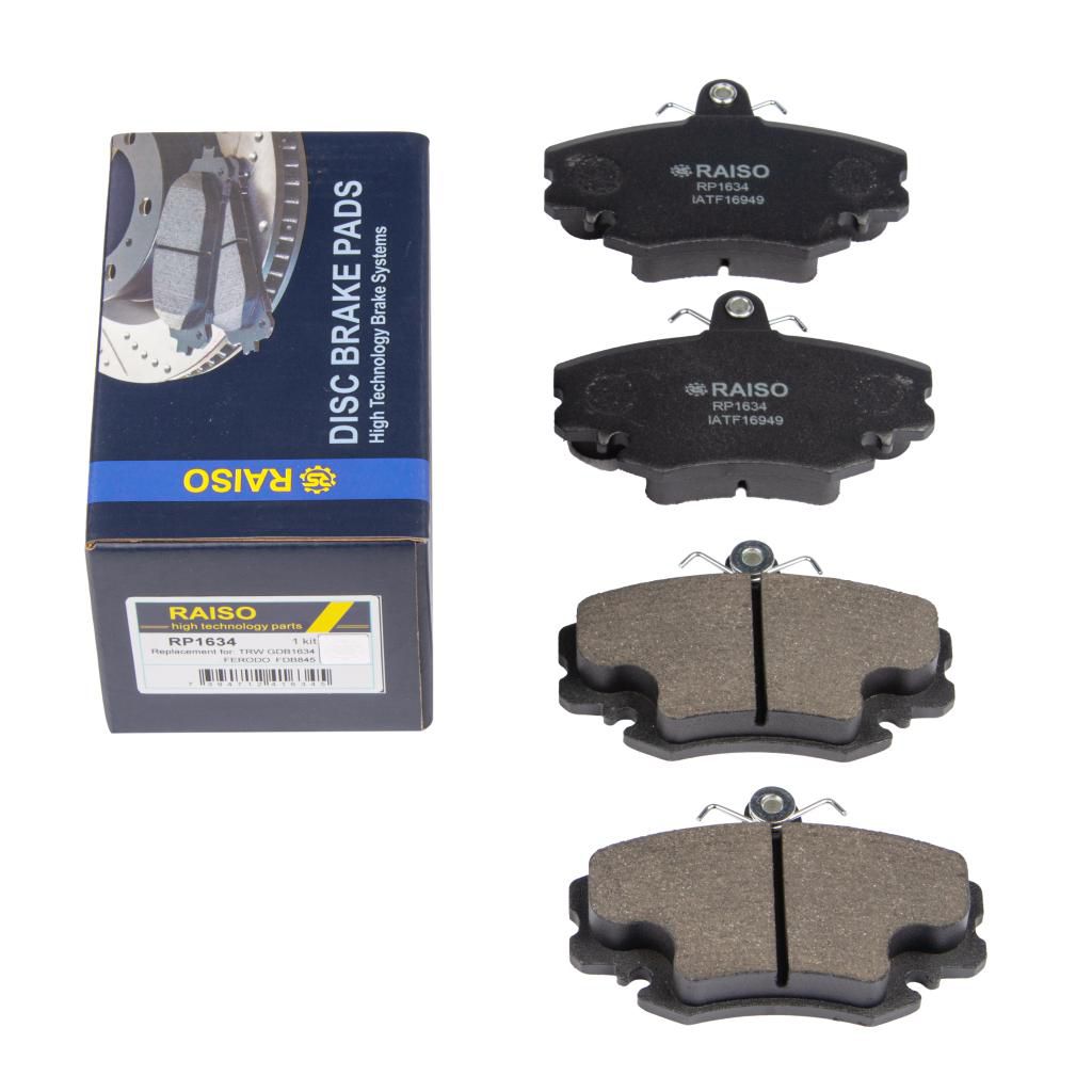 RAISO - RP1634 - К-кт перед. гальм. колодок Dacia Logan/Sandero /Renault 19/21/Clio/Twingo RAISO - RP1634 - К-кт перед. гальм. колодок Dacia Logan/Sandero /Renault 19/21/Clio/Twingo