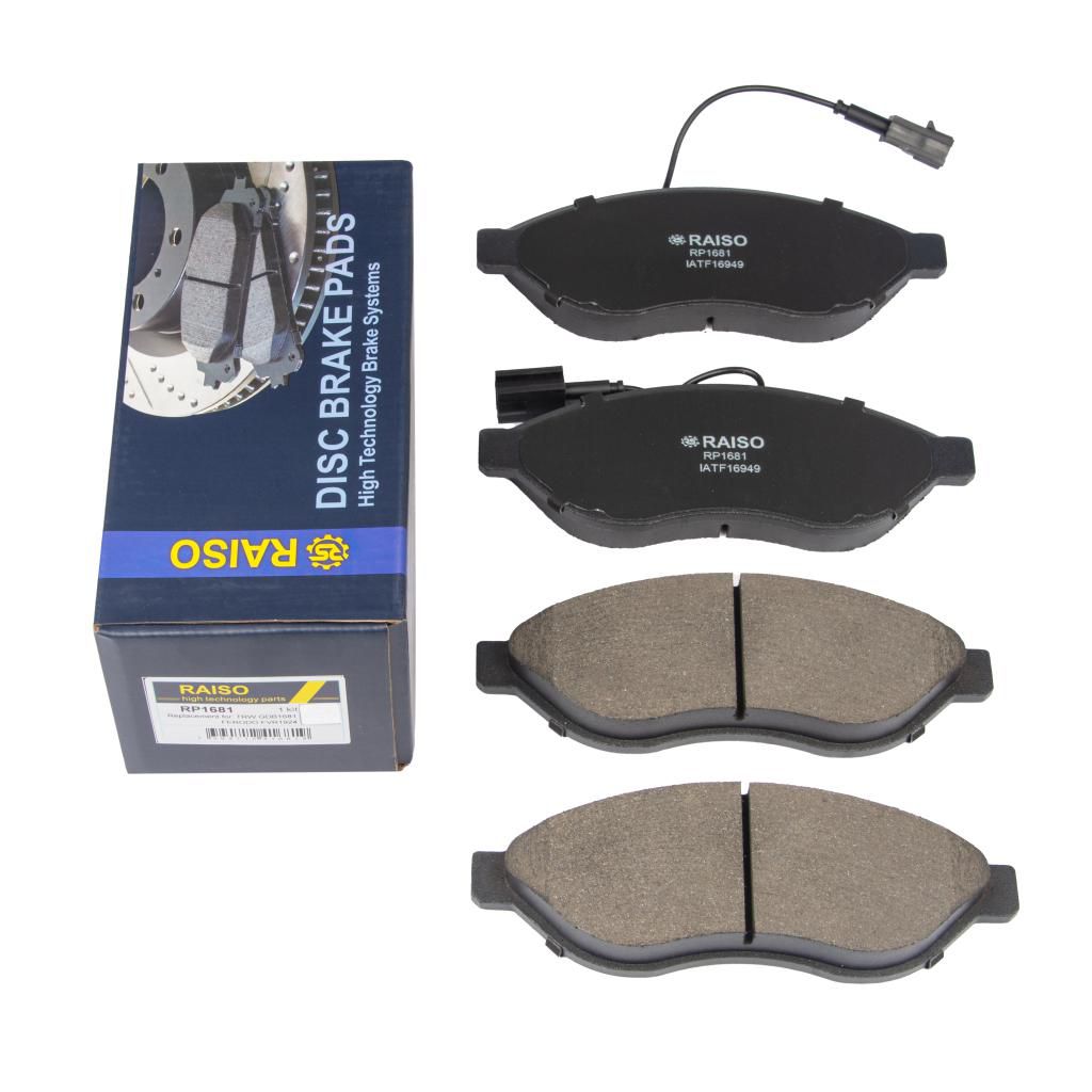 RAISO - RP1681 - Гальмівні колодки дискові перед. Citroen Jumper/ Fiat Ducato/ Peugeot Boxer 2.0-3.0Hdi 04.06- RAISO - RP1681 - Гальмівні колодки дискові перед. Citroen Jumper/ Fiat Ducato/ Peugeot Boxer 2.0-3.0Hdi 04.06-