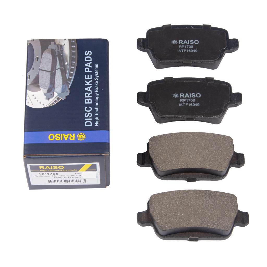 RAISO - RP1708 - Гальмівні колодки дискові зад. Ford Galaxy, Mondeo 07- RAISO - RP1708 - Гальмівні колодки дискові зад. Ford Galaxy, Mondeo 07-