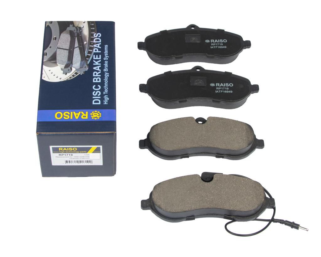 RAISO - RP1719 - Гальмівні колодки дискові перед. Citroen Jumpy/ Fiat Scudo 1.6-2.0 07- RAISO - RP1719 - Гальмівні колодки дискові перед. Citroen Jumpy/ Fiat Scudo 1.6-2.0 07-