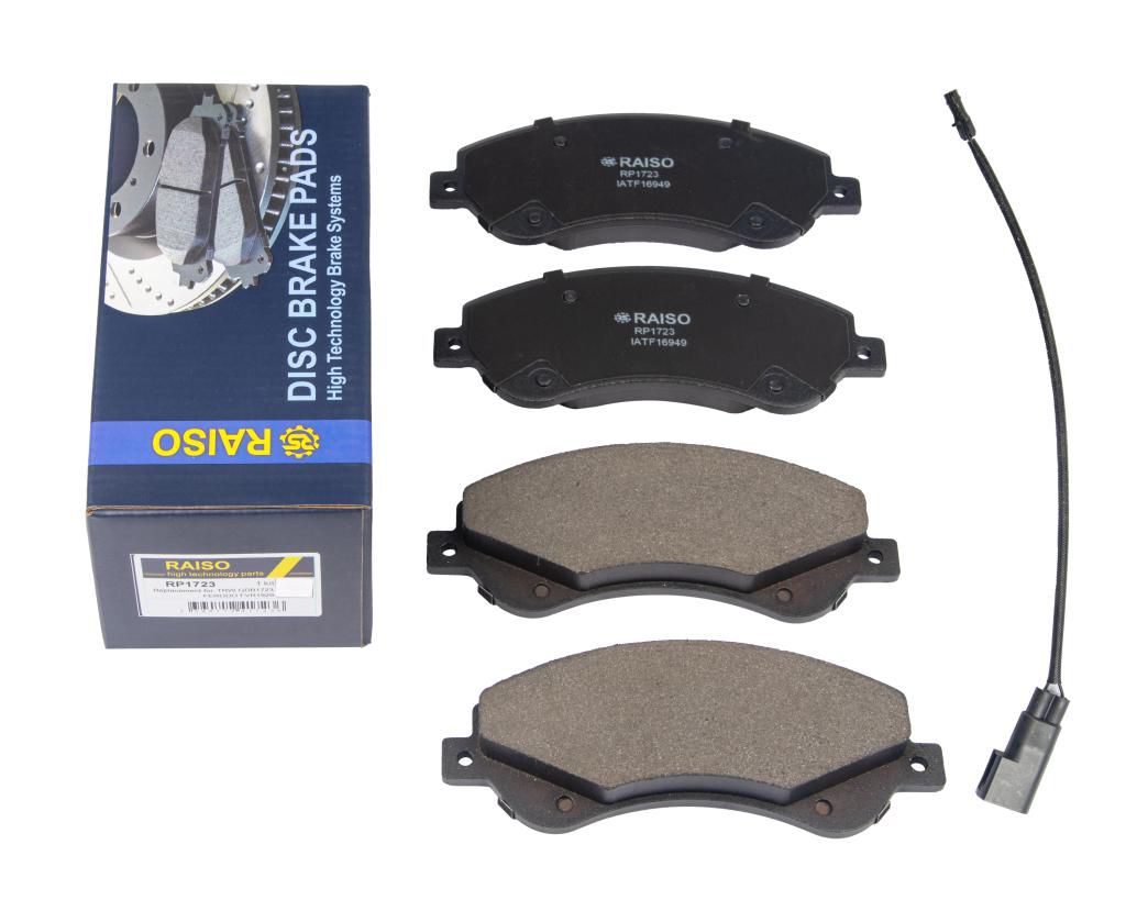 RAISO - RP1723 - Гальмівні колодки дискові перед. (з датчиком) Transit (06-14) RAISO - RP1723 - Гальмівні колодки дискові перед. (з датчиком) Transit (06-14)
