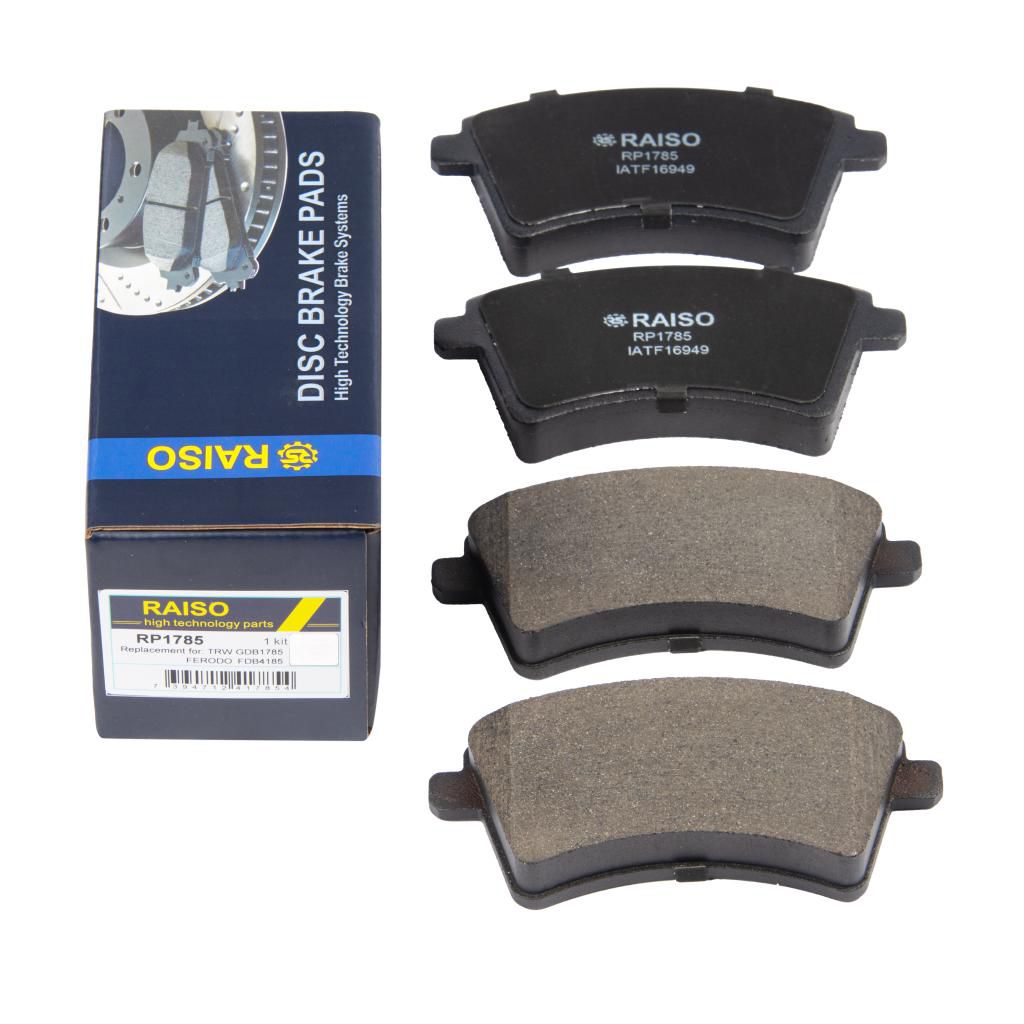 RAISO - RP1785 - Гальмівні колодки перед. Renault Kangoo 1.5 dCi 63/76/50 KW, 1.6 16V, 16V Hi-Flex 02/08- RAISO - RP1785 - Гальмівні колодки перед. Renault Kangoo 1.5 dCi 63/76/50 KW, 1.6 16V, 16V Hi-Flex 02/08-