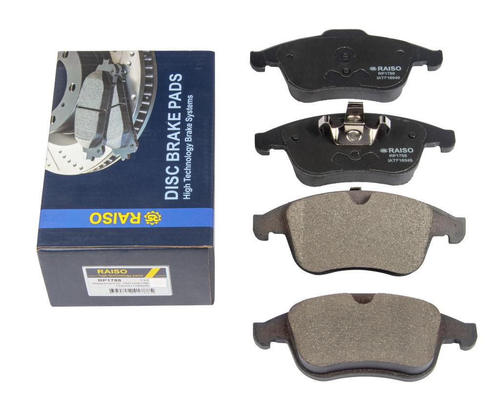 RAISO - RP1788 - Гальмівні колодки дискові перед. Renault Grand Scenic III/Laguna III/Latitude/Megane III 1.5/2.0/DCi 08- RAISO - RP1788 - Гальмівні колодки дискові перед. Renault Grand Scenic III/Laguna III/Latitude/Megane III 1.5/2.0/DCi 08-