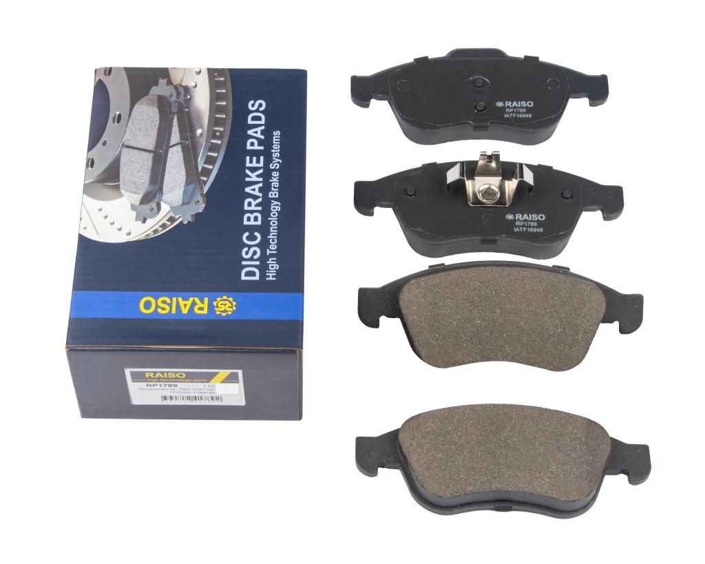 RAISO - RP1789 - Гальмівні колодки дискові перед. Renault Megane 1.9 dCi 08-/Renault Duster 10- (+ ABS) RAISO - RP1789 - Гальмівні колодки дискові перед. Renault Megane 1.9 dCi 08-/Renault Duster 10- (+ ABS)