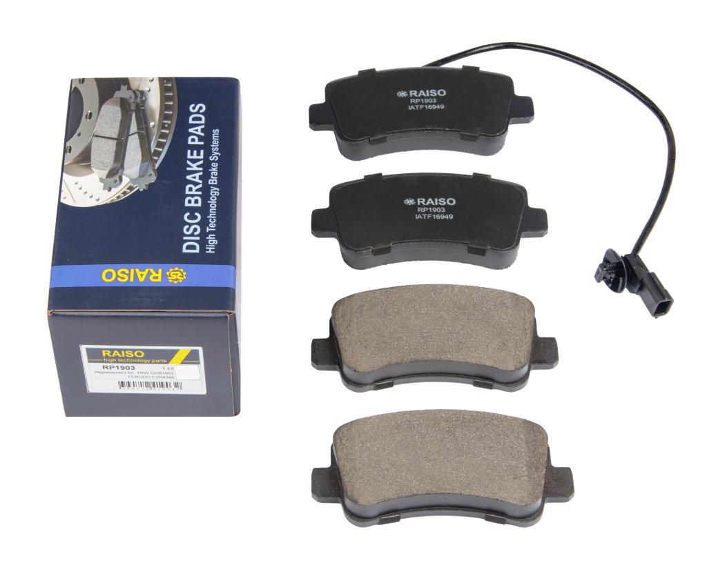 RAISO - RP1903 - Гальмівні колодки дискові зад. Opel Movano Renault Master III 2.3Dci/2.3Cdti 05.10-