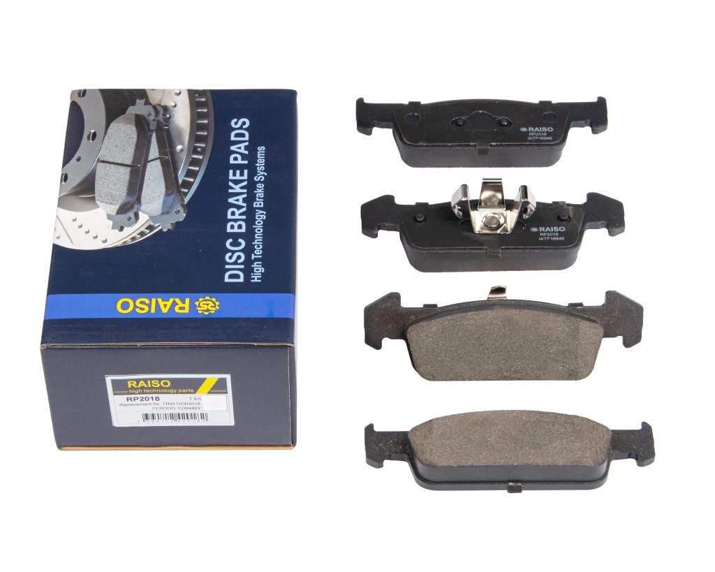 RAISO - RP2018 - Гальмівні колодки перед. Dacia Logan, Renault Sandero13- RAISO - RP2018 - Гальмівні колодки перед. Dacia Logan, Renault Sandero13-