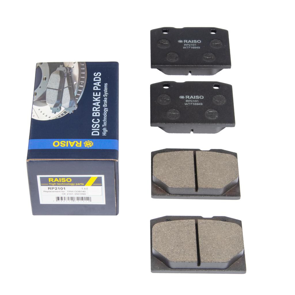 RAISO - RP2101 - Гальмівні колодки передні ВАЗ 2101