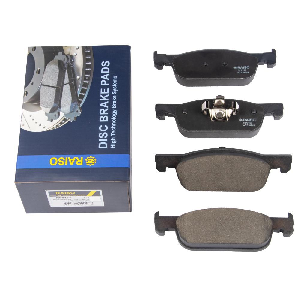RAISO - RP2157 - Гальмівні колодки дискові перед. Dacia Logan, Sandero Renault Clio 0.9-1.5Dci 10.12- RAISO - RP2157 - Гальмівні колодки дискові перед. Dacia Logan, Sandero Renault Clio 0.9-1.5Dci 10.12-