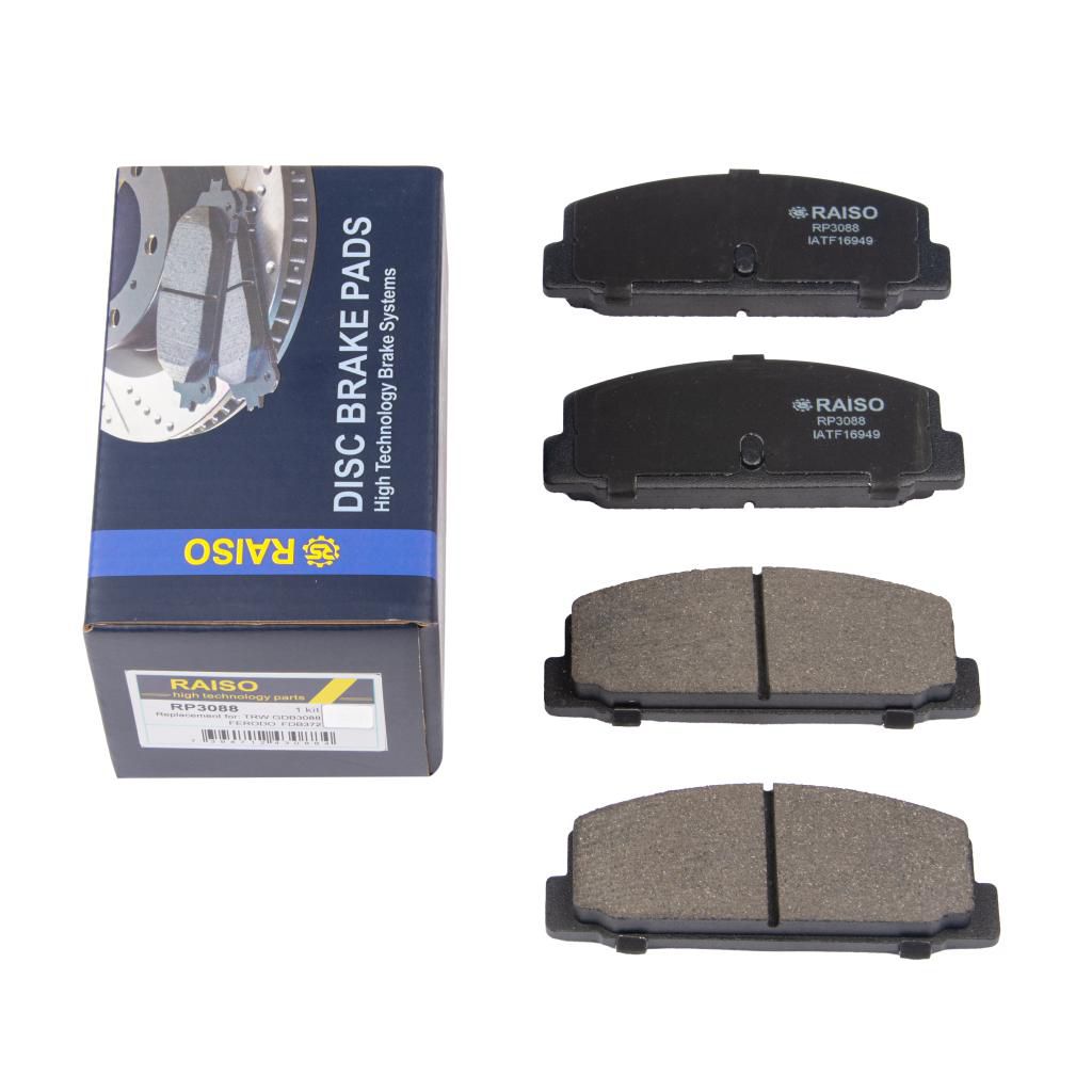 RAISO - RP3088 - Гальмівні колодки дисковi зад. Mazda 323 93-97, 98-, 626 91-, 6 02-