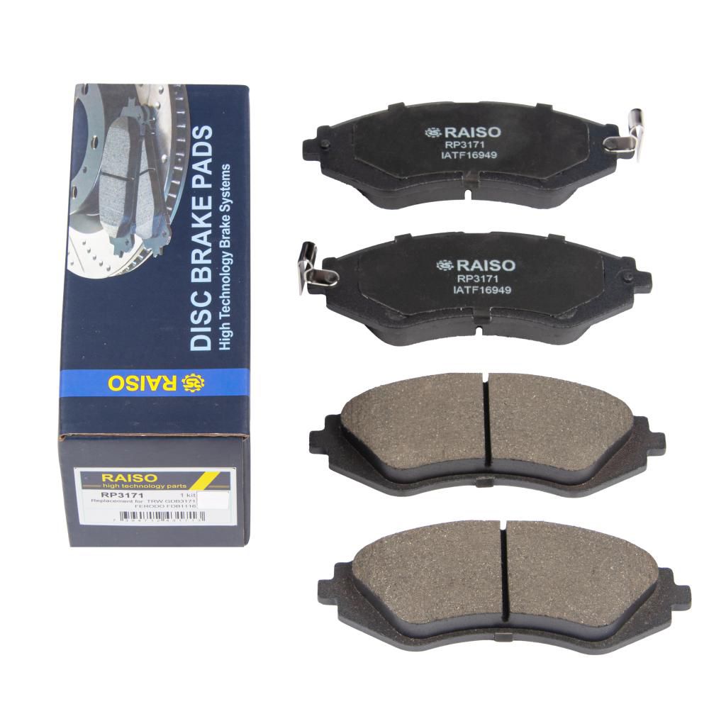 RAISO - RP3171 - К-кт перед. гальм. колодок Chevrolet Lacetti/Daewoo Nexia/Leganza 97- RAISO - RP3171 - К-кт перед. гальм. колодок Chevrolet Lacetti/Daewoo Nexia/Leganza 97-