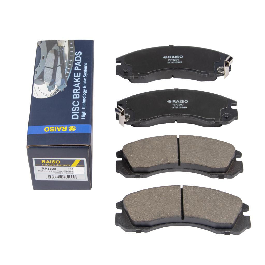 RAISO - RP3200 - Гальмівні колодки дискові перед. Mitsubishi Challenger/L400/Lancer Evolution/Montero Sport/Outlander/Pajero