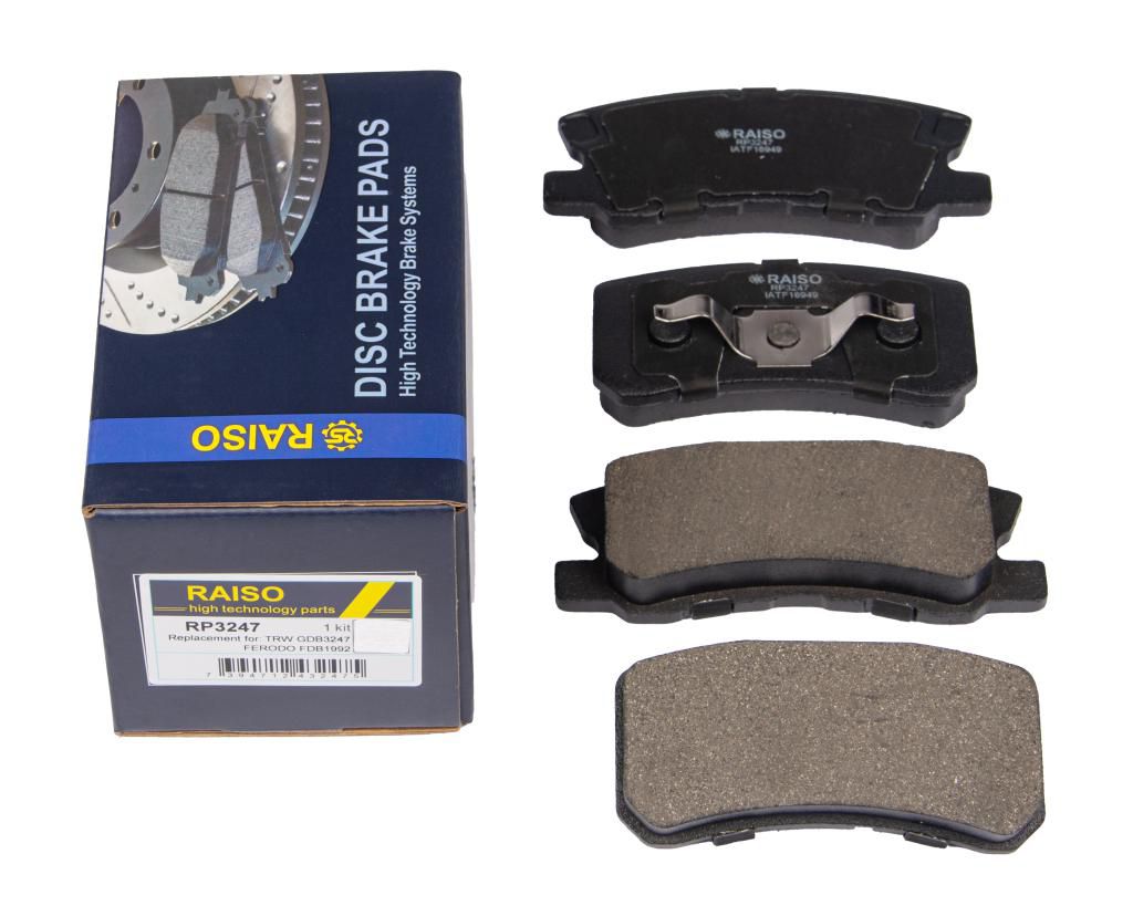 RAISO - RP3247 - Гальмівнi колодки дисковi зад. Mitsubishi Pajero 00- RAISO - RP3247 - Гальмівнi колодки дисковi зад. Mitsubishi Pajero 00-