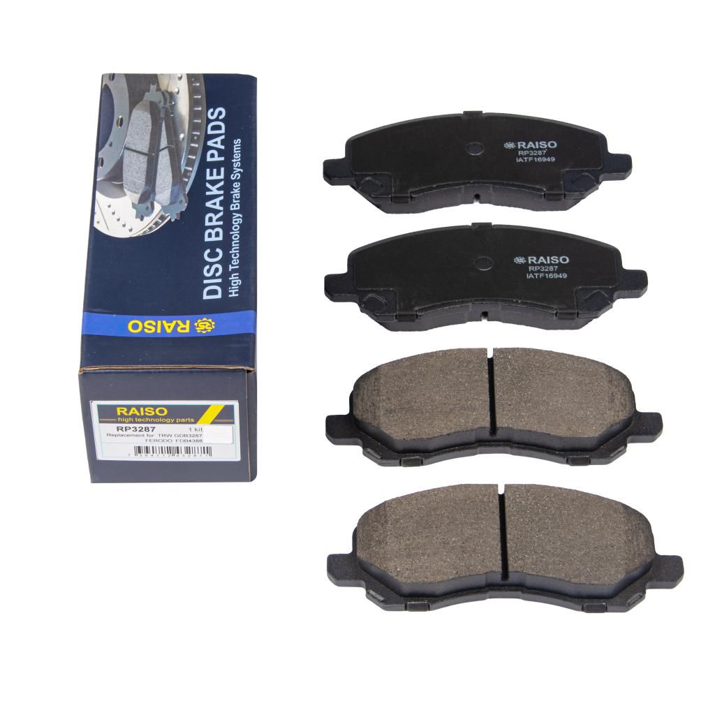 RAISO - RP3287 - Гальмівнi колодки дисковi перед. Mitsubishi Lancer/Outlander 03- RAISO - RP3287 - Гальмівнi колодки дисковi перед. Mitsubishi Lancer/Outlander 03-