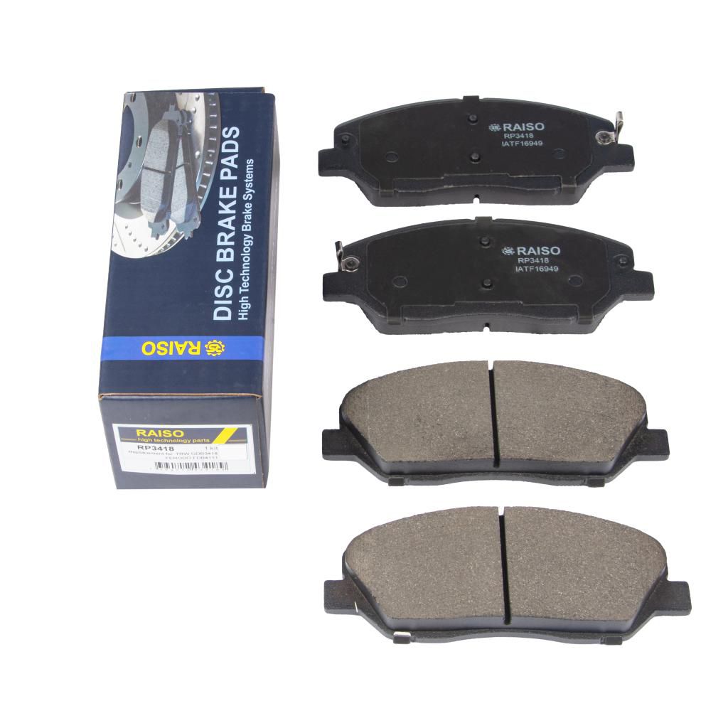 RAISO - RP3418 - Гальмівні колодки дискові перед. Hyundai Santa Fe 2.2CRDI/2.7 V6 GLS 06- RAISO - RP3418 - Гальмівні колодки дискові перед. Hyundai Santa Fe 2.2CRDI/2.7 V6 GLS 06-