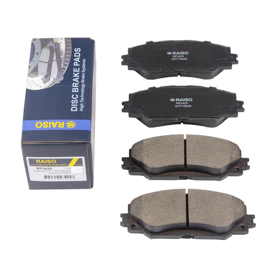 RAISO - RP3425 - Гальмiвнi колодки дискові перед. Toyota Auris 1.4D-4D 03/07- RAISO - RP3425 - Гальмiвнi колодки дискові перед. Toyota Auris 1.4D-4D 03/07-