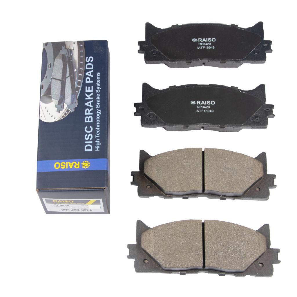 RAISO - RP3429 - Гальмівні колодки дискові перед. Toyota Camry 06-/Lexus ES350 06-/Rav 4 2.4 05- RAISO - RP3429 - Гальмівні колодки дискові перед. Toyota Camry 06-/Lexus ES350 06-/Rav 4 2.4 05-