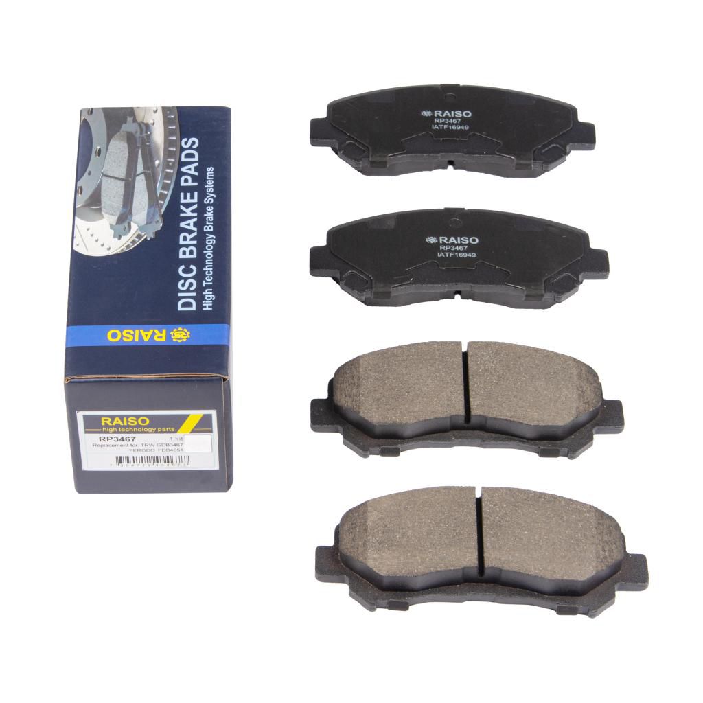 RAISO - RP3467 - К-кт перед. гальм. колодок Nissan Qashqai/X-Trail 1.6-2.5 02.07 RAISO - RP3467 - К-кт перед. гальм. колодок Nissan Qashqai/X-Trail 1.6-2.5 02.07