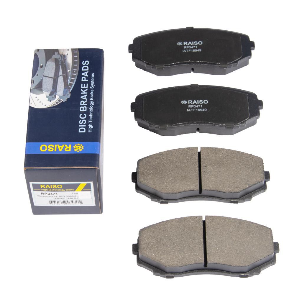 RAISO - RP3471 - Колодки гальмівнi передні Mazda CX-7/CX-9 2.2D/2.3D/3.7 07-